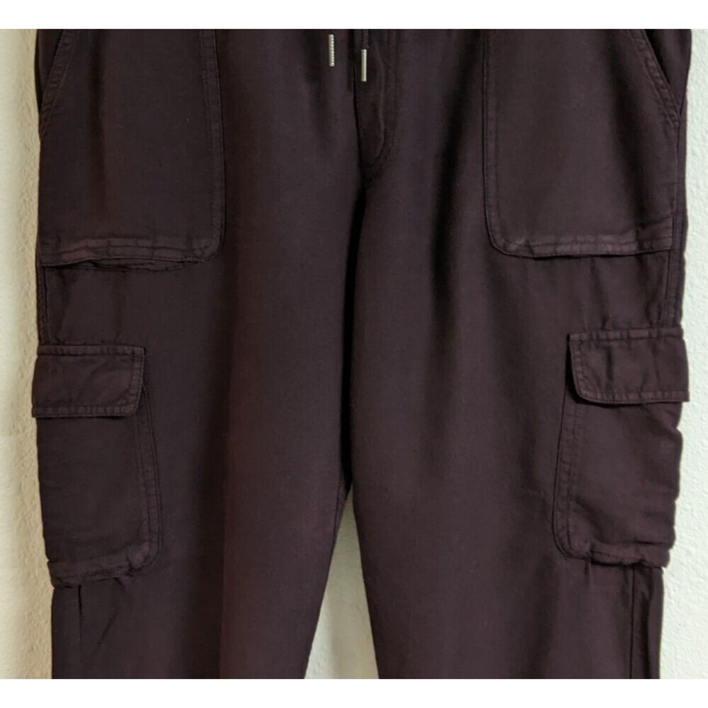 Aritzia COMMUNITY Cebu Cotton Eggplant Purple Colored Joggers Pants M - Picture 4 of 12